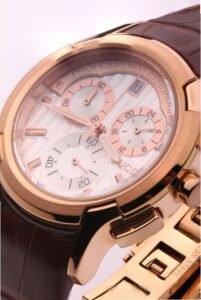 Rose Gold Chronograph Watch