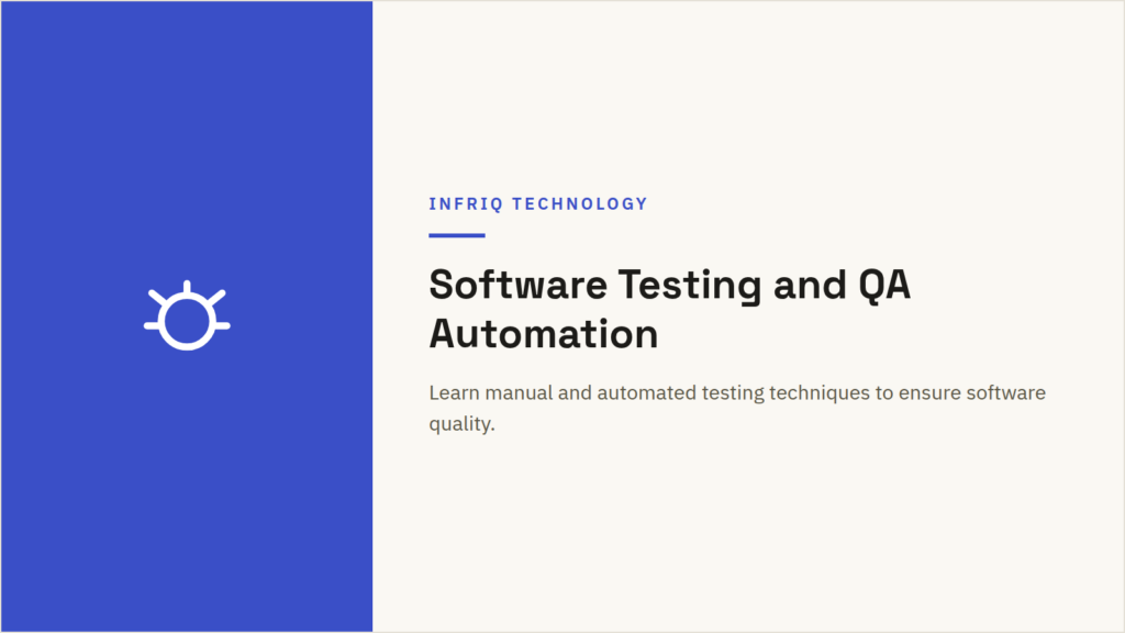 Software Testing and QA Automation