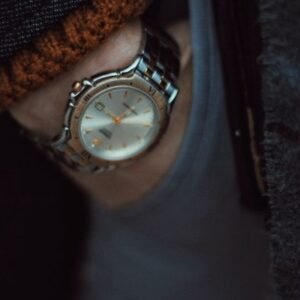 Brown Leather Strap Watch